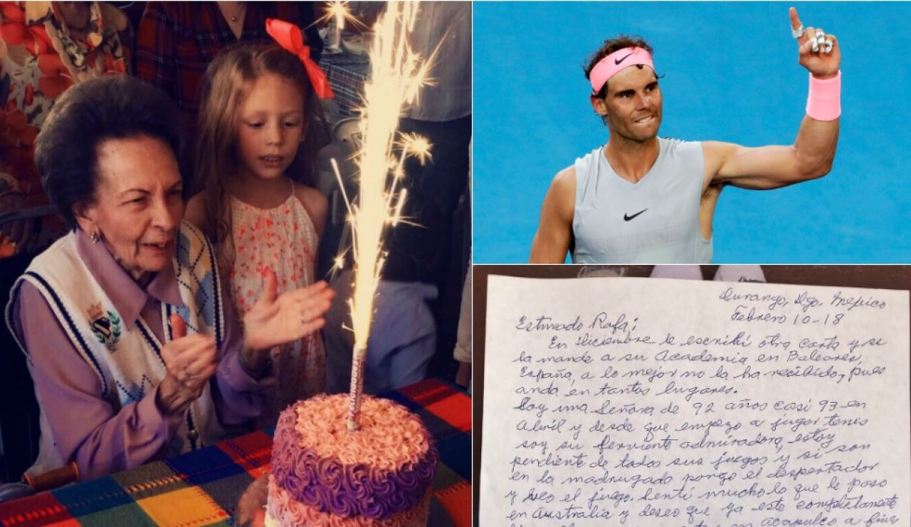 La carta que emociona a Nadal La carta que emociona a Nadal