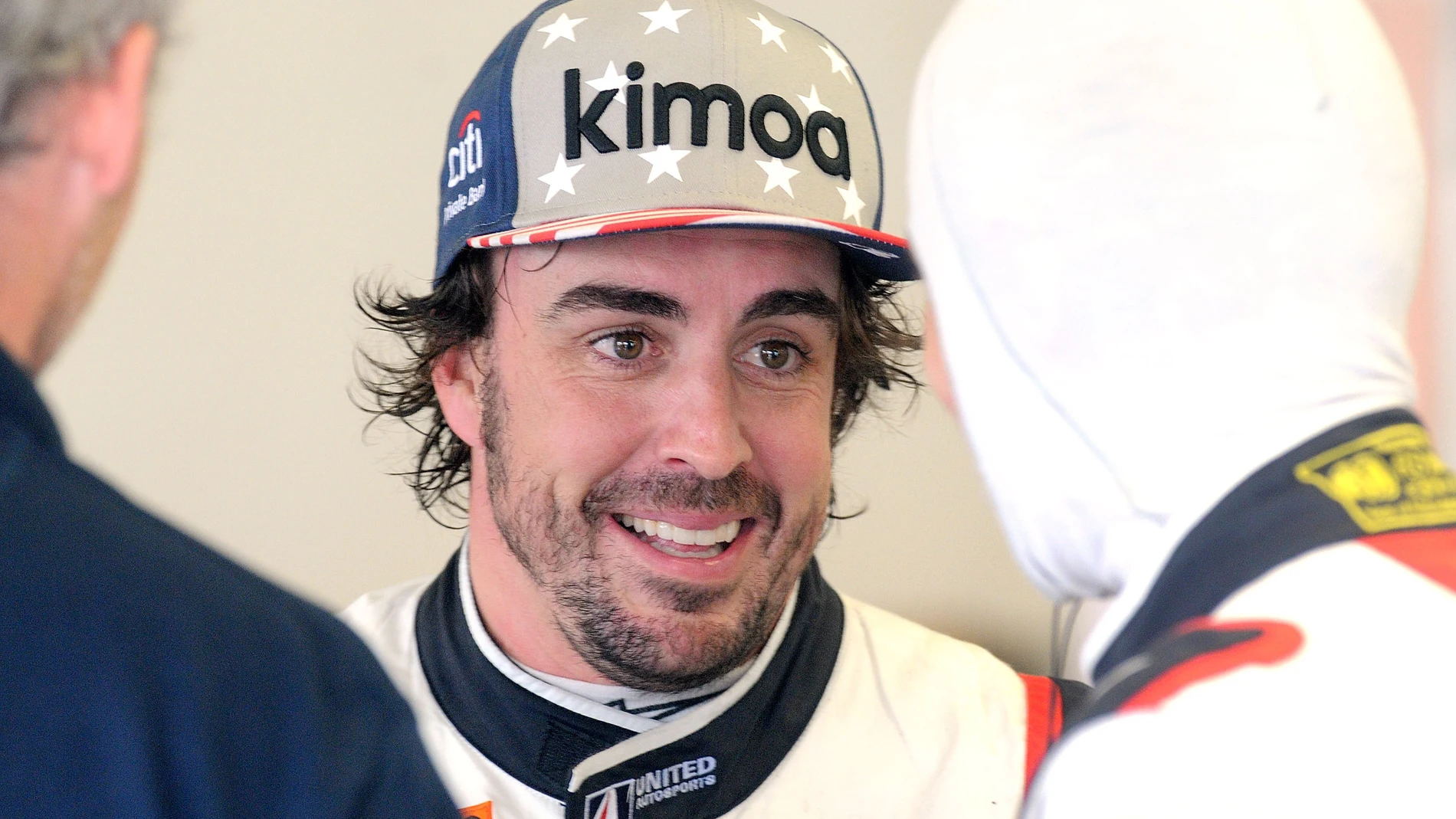 Fernando Alonso, durante la disputa de las 24 horas de Daytona