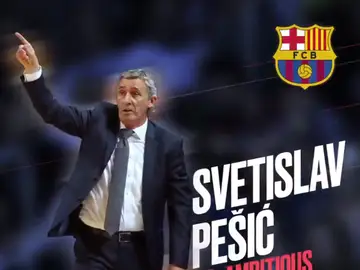 Pesic, nuevo entrenador del Barça Pesic, nuevo entrenador del Barça