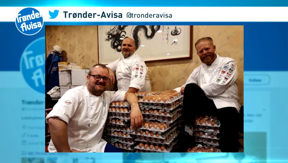 La delegación de Noruega recibe un camión con 15 mil huevos por un error de traducción