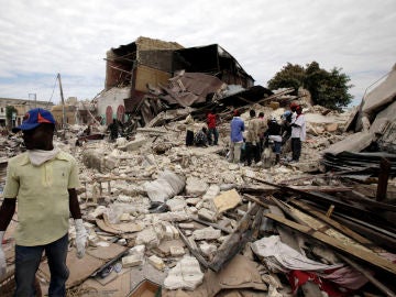 Viviendas destruidas en Haití tras el terremoto de 2010