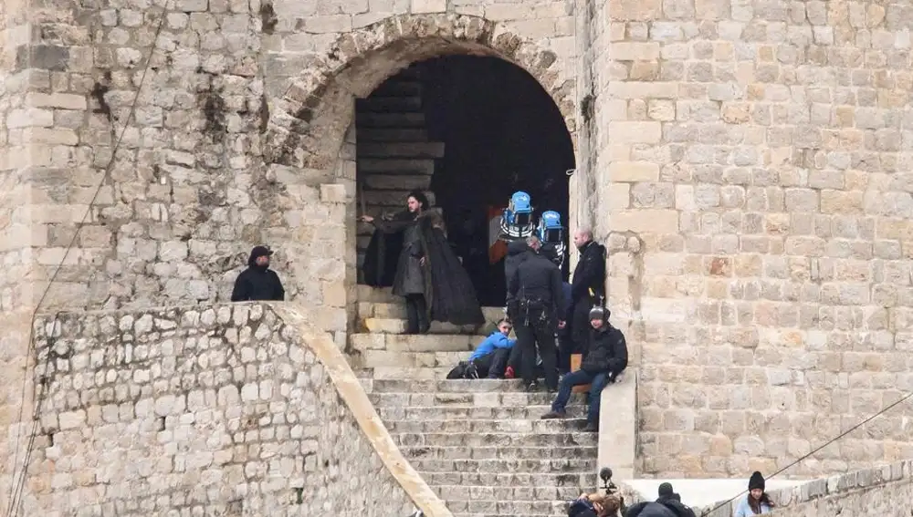 Jon Snow rodando la octava temporada de 'Juego de Tronos' en Dubrovnik, Croacia