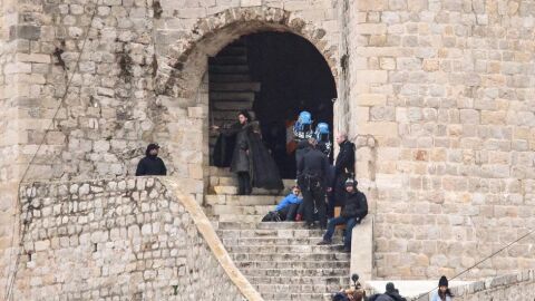 Jon Snow rodando la octava temporada de 'Juego de Tronos' en Dubrovnik, Croacia