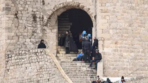 Jon Snow rodando la octava temporada de 'Juego de Tronos' en Dubrovnik, Croacia Jon Snow rodando la octava temporada de 'Juego de Tronos' en Dubrovnik, Croacia