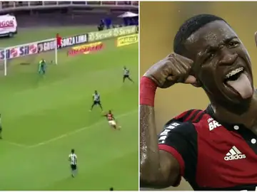 Golazo y provocación de Vinicius Golazo y provocación de Vinicius