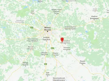 Situación de la localidad de Argunovo, en Moscú Situación de la localidad de Argunovo, en Moscú
