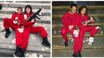 El disfraz de La casa de papel, uno de los más exitosos este Carnaval