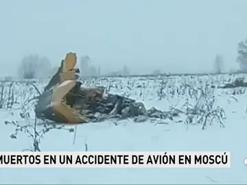 avión estrellado en Rusia avión estrellado en Rusia
