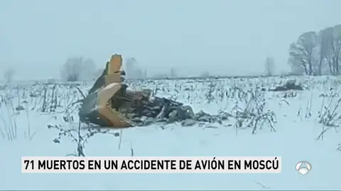 avión estrellado en Rusia avión estrellado en Rusia