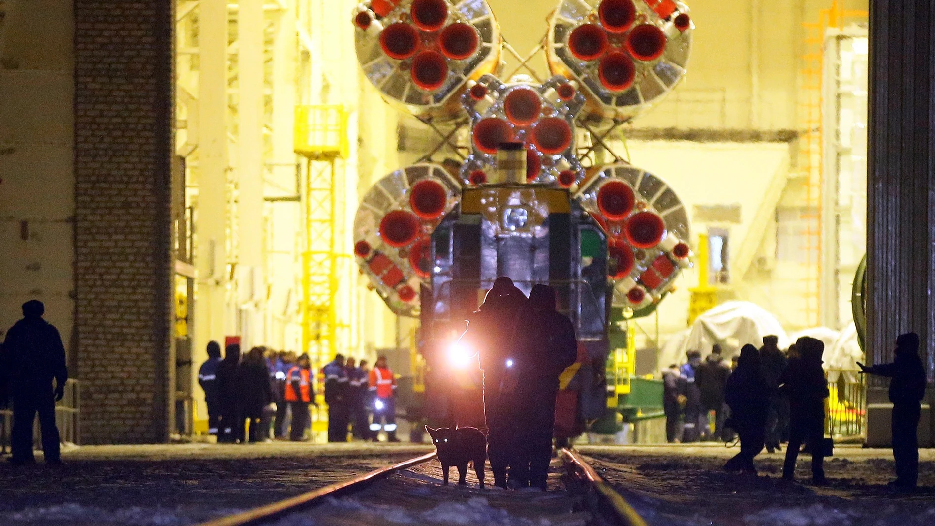 Vista del cosmódromo de Baikonur (Kazajistán) Vista del cosmódromo de Baikonur (Kazajistán)