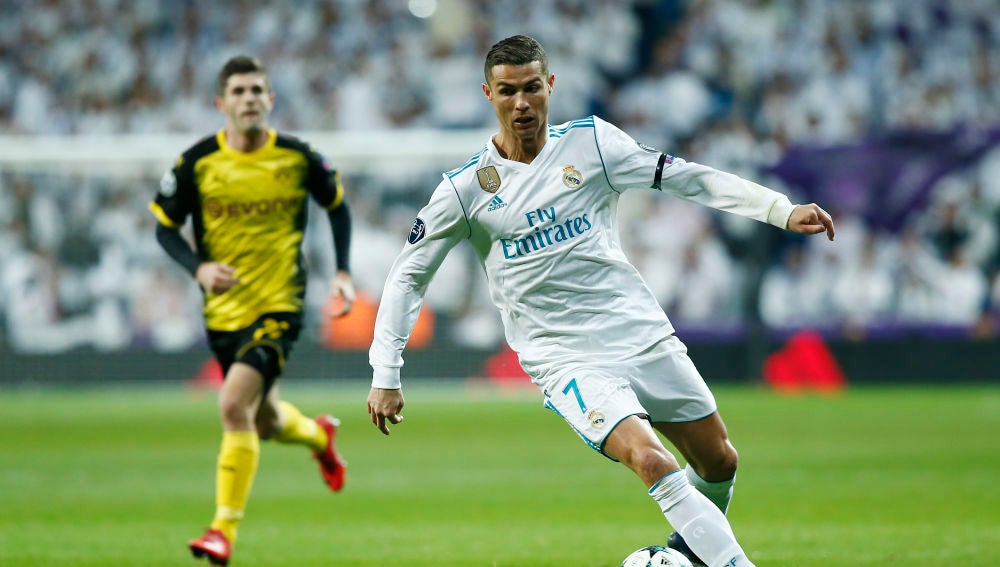Cristiano, en un partido del Real Madrid de la pasada Champions