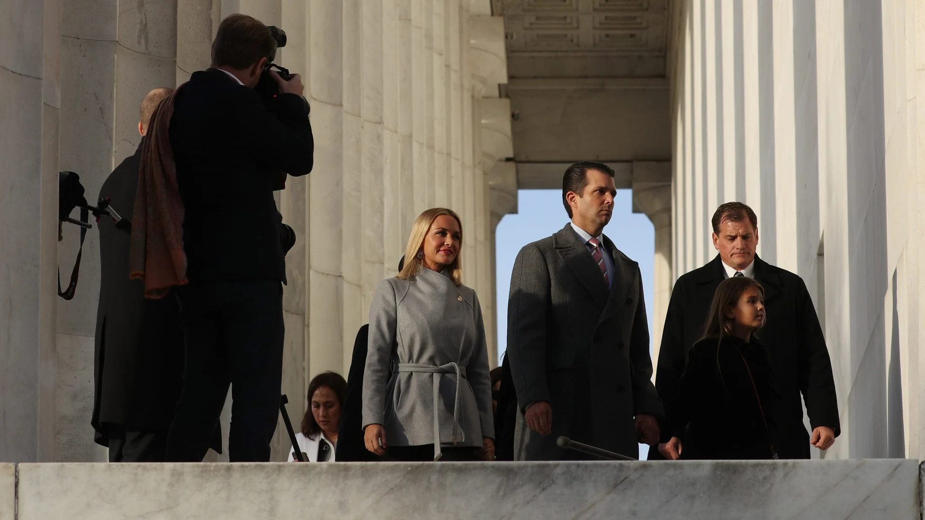 En la imagen, Donald Trump Jr. (2d) y su esposa, Vanessa En la imagen, Donald Trump Jr. (2d) y su esposa, Vanessa