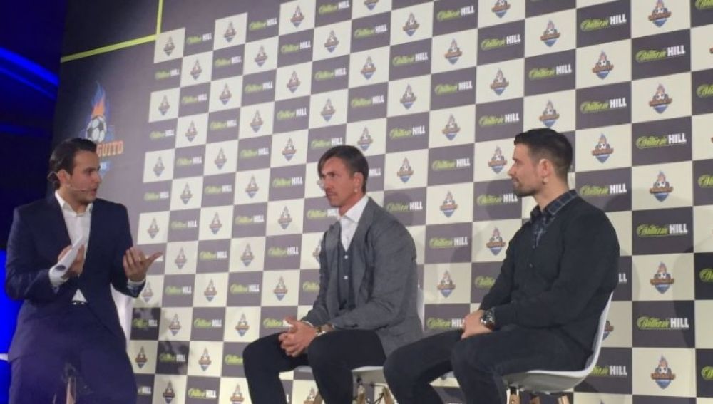 Guti, en el acto de presentación de William Hill como patrocinador de 'El Chiringuito'