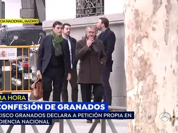 Llegada de Granados a la Audiencia Nacional Llegada de Granados a la Audiencia Nacional