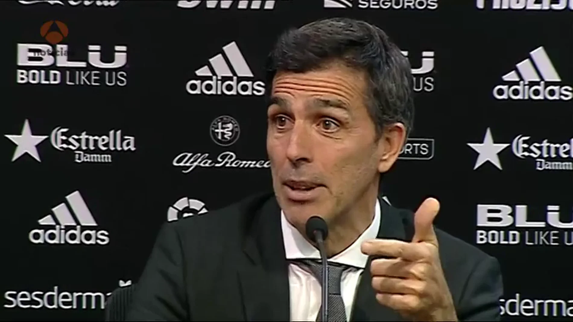 Muñiz: "No decir que el árbitro nos ha perjudicado en el derbi es de ser tonto" Muñiz: "No decir que el árbitro nos ha perjudicado en el derbi es de ser tonto"