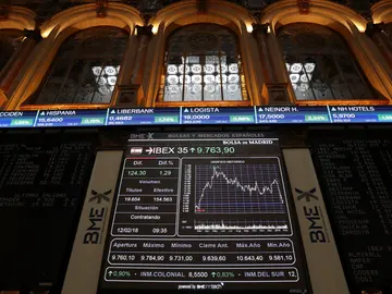 El IBEX 35, principal indicador de la Bolsa española El IBEX 35, principal indicador de la Bolsa española