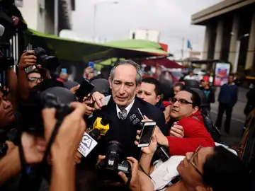El expresidente de Guatemala Álvaro Colom El expresidente de Guatemala Álvaro Colom