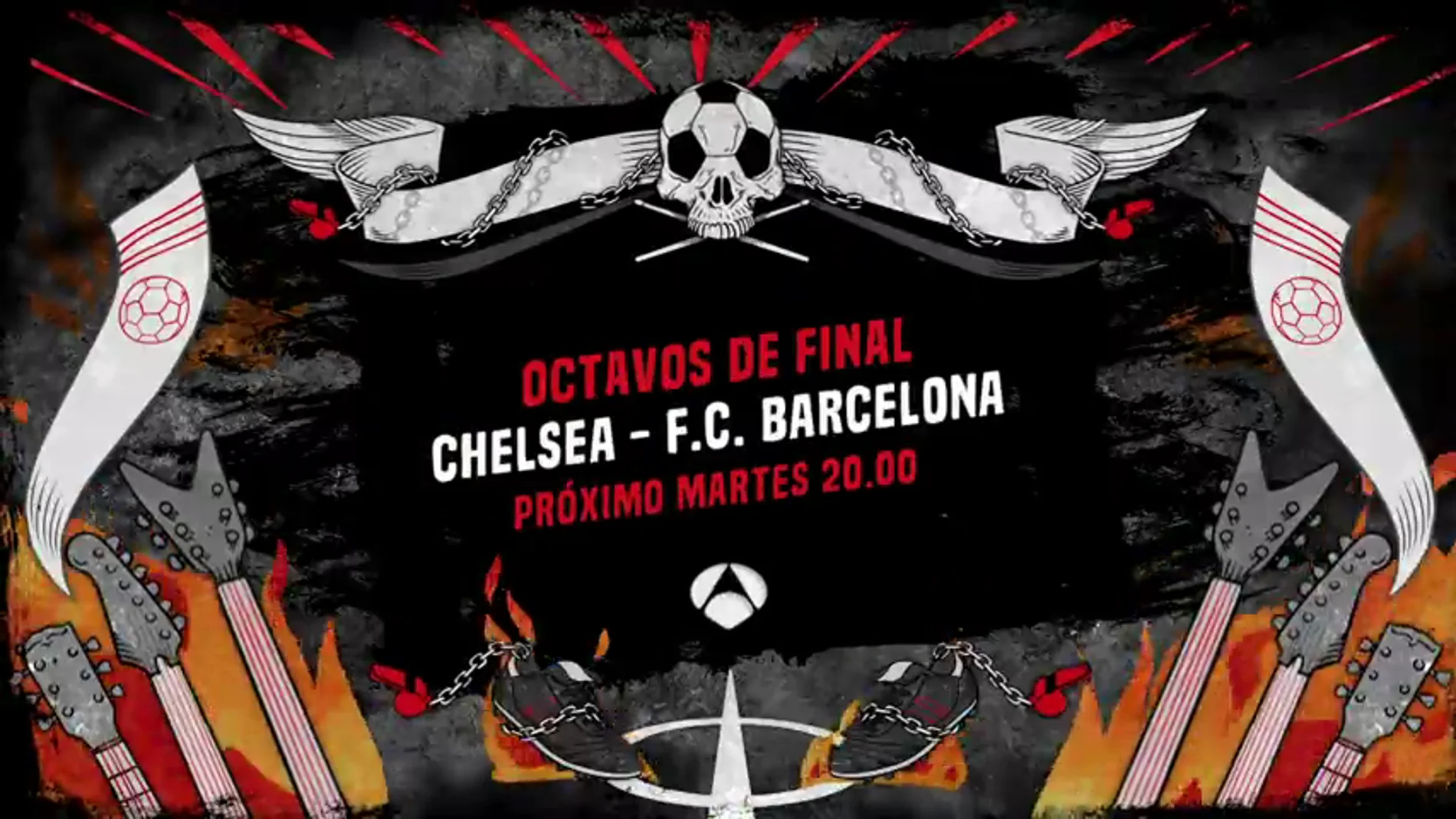 El Chelsea - Barcelona de Champions League se juega en Antena 3 y Atresplayer el 20 de febrero
