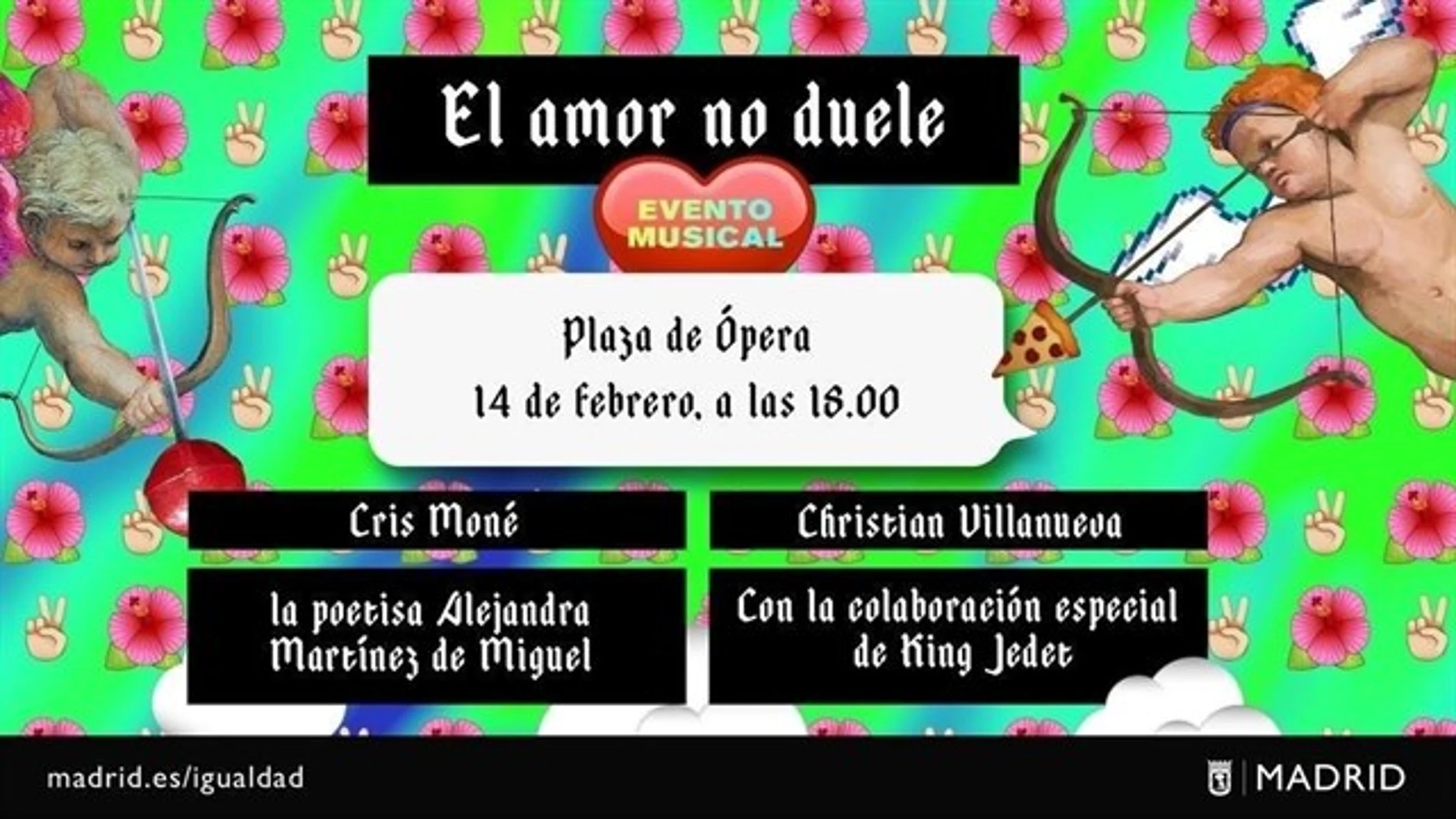 Campaña por San Valentín del Ayuntamiento de Madrid Campaña por San Valentín del Ayuntamiento de Madrid