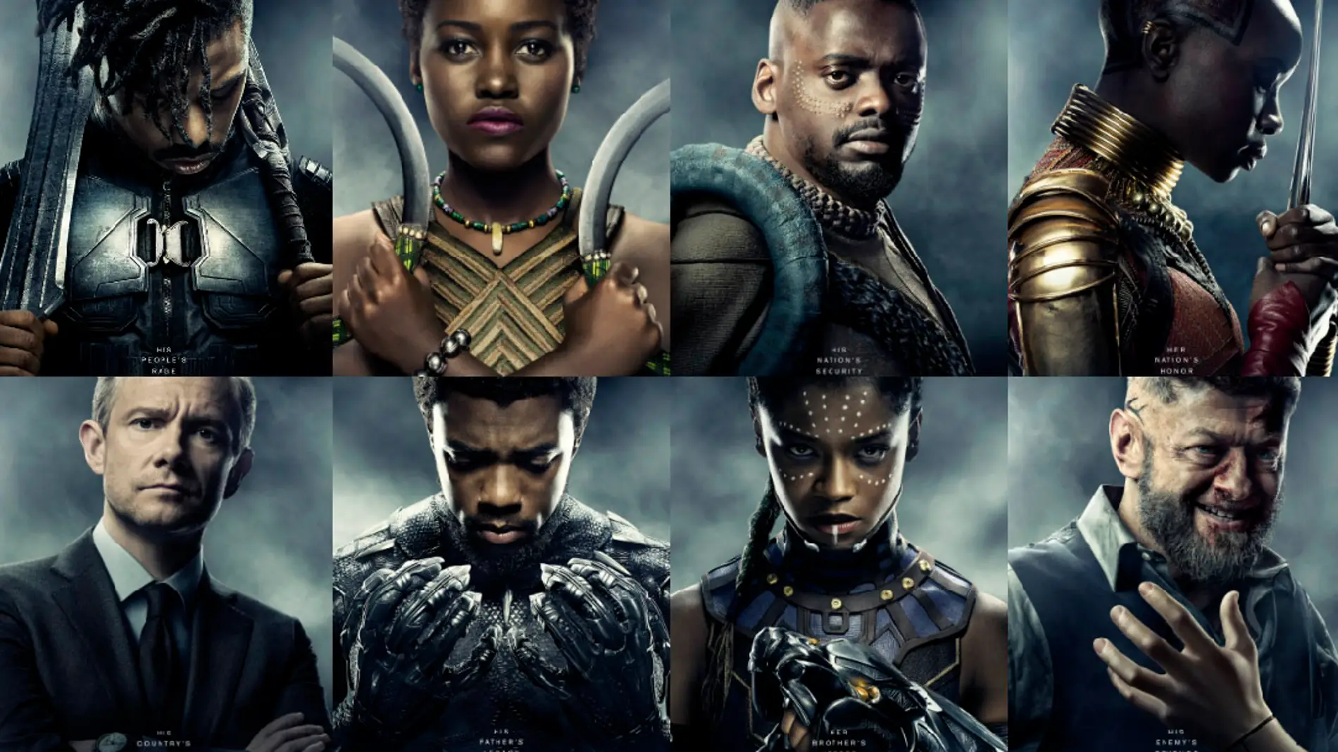 Los personajes de 'Black Panther'