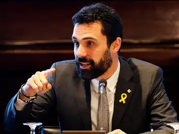 El presidente del Parlament de Cataluña, Roger Torrent El presidente del Parlament de Cataluña, Roger Torrent