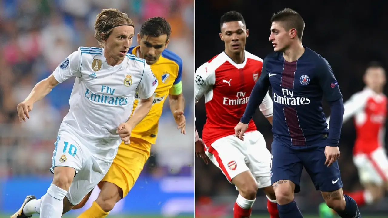 Luka Modric y Marco Verratti