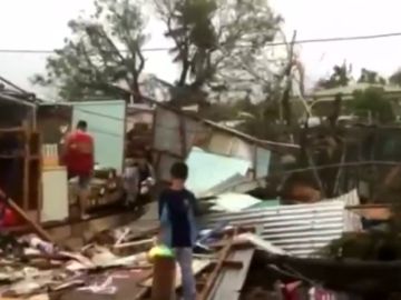 Un muerto y decenas de heridos al paso del ciclón Gita en Tonga