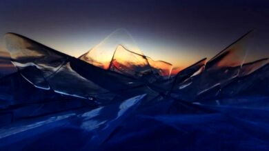 Un fotógrafo ruso aprovecha las bajas temperaturas para sacar la faceta más artística del hielo
