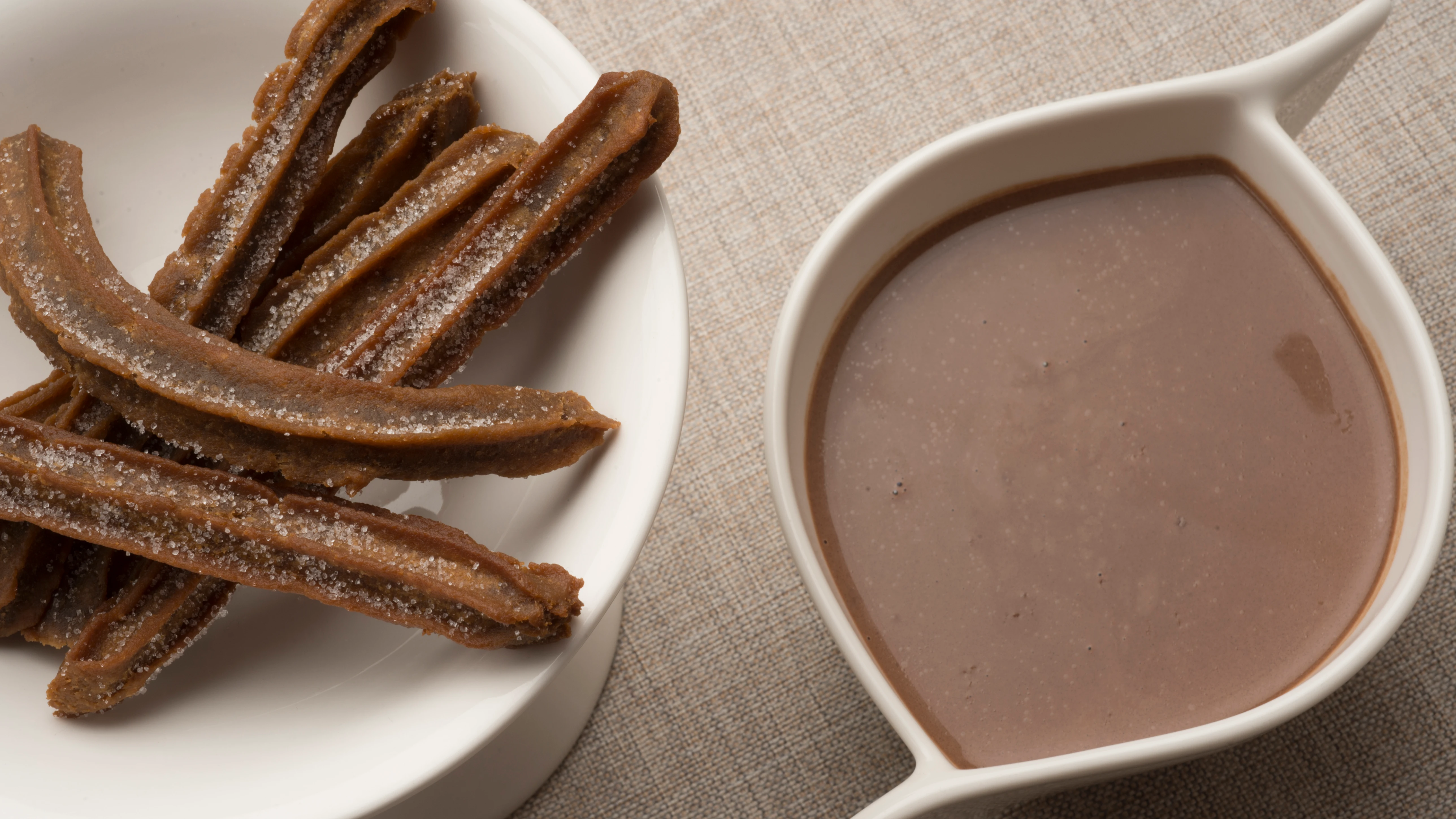 Chocolate con churros de café Chocolate con churros de café