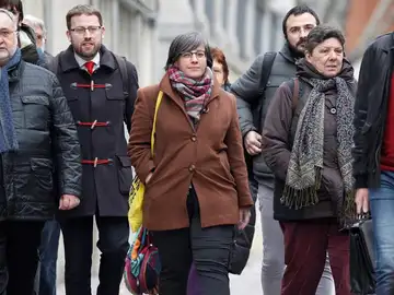 Mireia Boya llega al Tribunal Supremo Mireia Boya llega al Tribunal Supremo