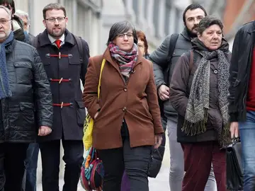 Mireia Boya llega al Tribunal Supremo Mireia Boya llega al Tribunal Supremo