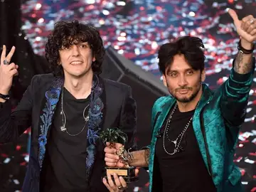 Ermal Meta y Fabrizio Moro representantes de Italia Ermal Meta y Fabrizio Moro representantes de Italia