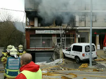 Explosión en una vivienda Explosión en una vivienda