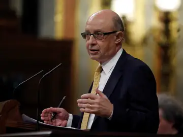 El ministro de Hacienda, Cristóbal Montoro El ministro de Hacienda, Cristóbal Montoro