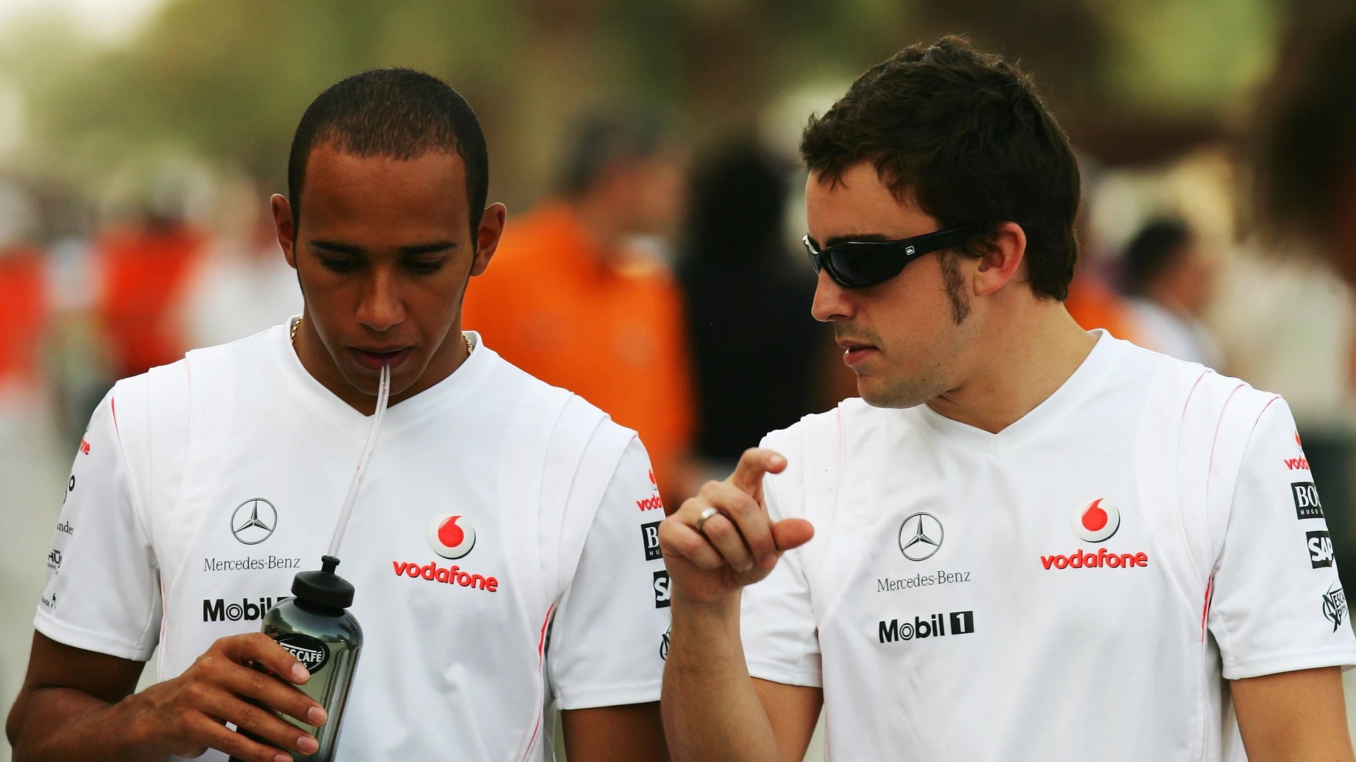 Fernando Alonso y Lewis Hamilton en la anterior etapa en McLaren