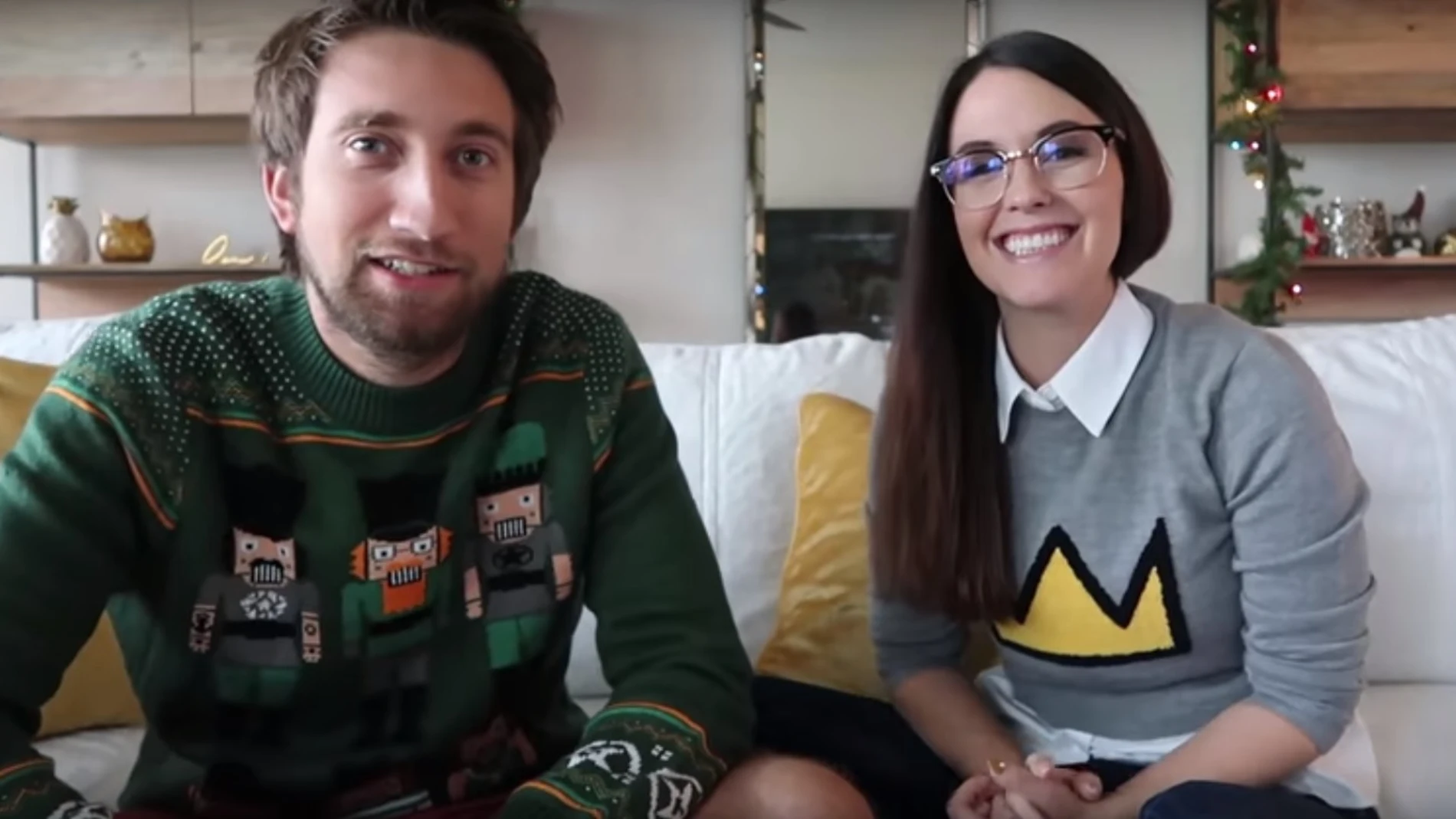 Los youtubers Megan Turney y Gavin Free Los youtubers Megan Turney y Gavin Free