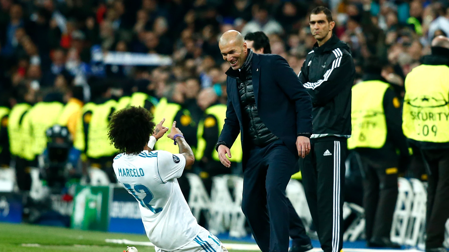 Marcelo dedica su gol a Zidane