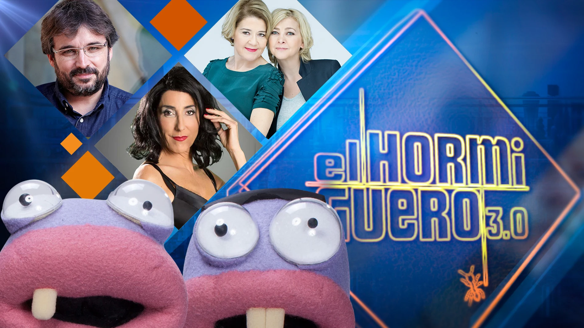 Paz Padilla, Amparo Larrañaga y María Pujalte, y Jordi Évole visitarán 'El Hormiguero 3.0' la próxima semana