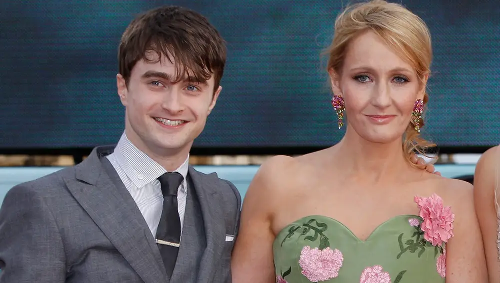 Daniel Radcliffe y J.K. Rowling