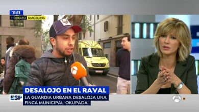 Un vecino que había 'okupado' una vivienda en el Raval: 