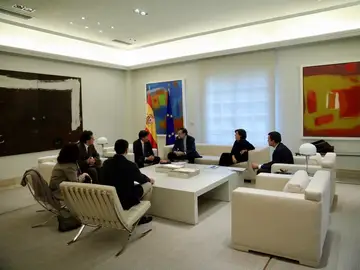 Rajoy en su reunión con Sociedad Civil Catalana Rajoy en su reunión con Sociedad Civil Catalana