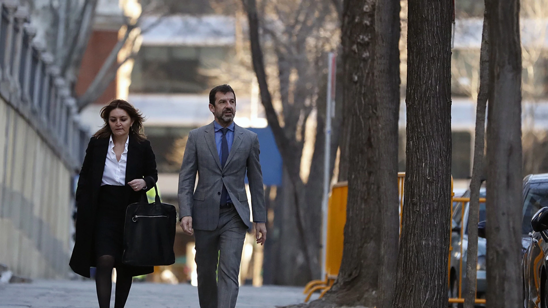 Ferrán López a su llegada al Supremo Ferrán López a su llegada al Supremo