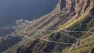 Carretera de acceso a la Masca Carretera de acceso a la Masca