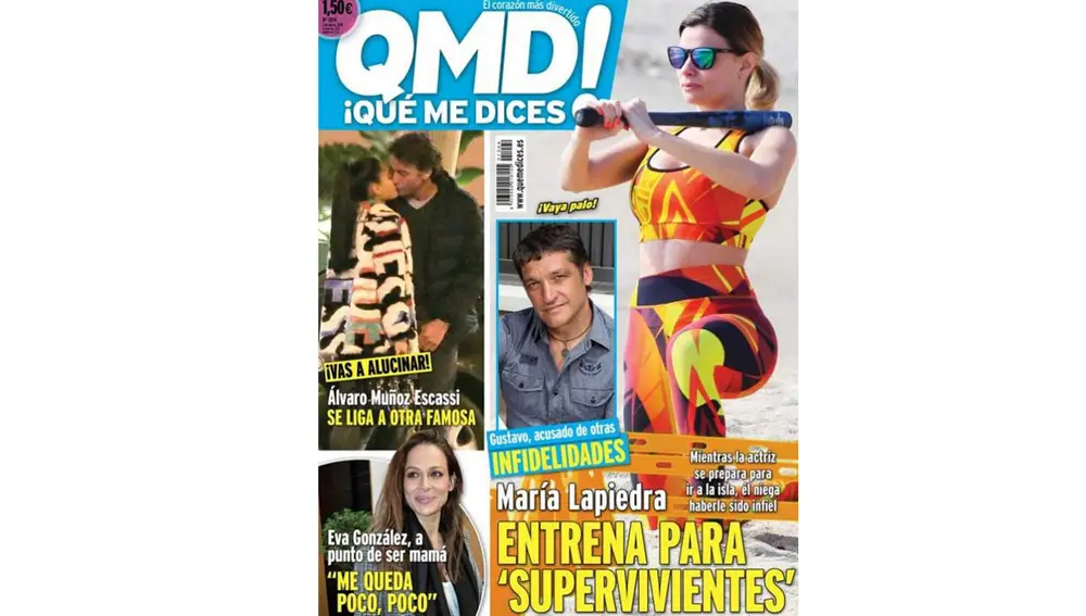 Álvaro Muñoz Escassi y Apolonia Lapiedra en la revista QMD! 