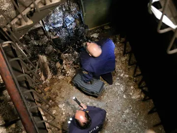 Incendio en un edificio de Siero, Asturias Incendio en un edificio de Siero, Asturias