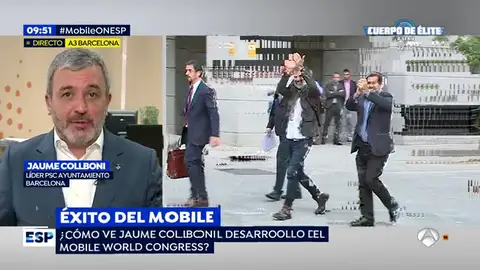 Jaume Collboni en Espejo Público Jaume Collboni en Espejo Público