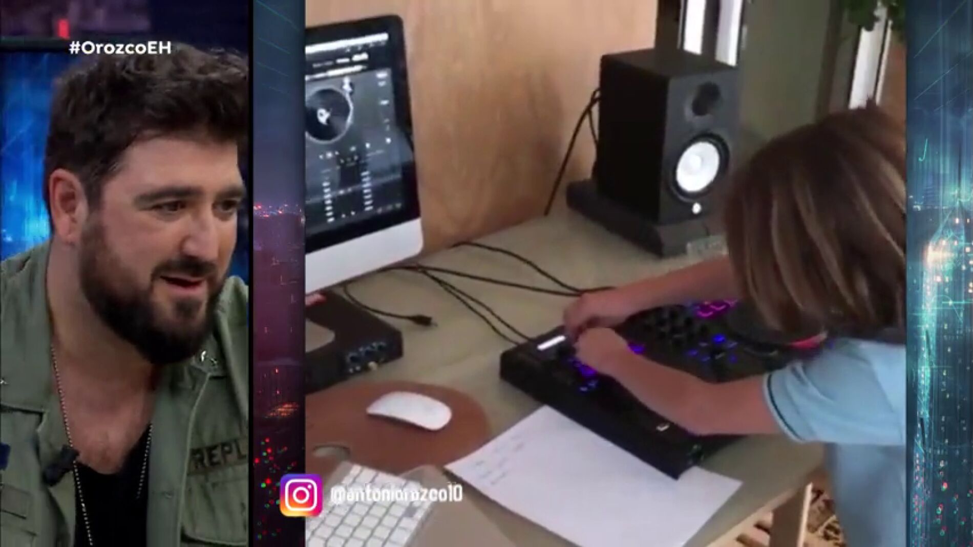 Descubrimos en 'El Hormiguero 3.0' la faceta DJ del hijo peque&ntilde;o de Antonio Orozco