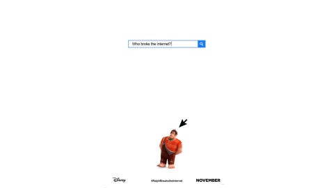 Póster de 'Ralph rompe Internet'