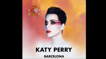 Anuncio del concierto de Katy Perry en Barcelona
