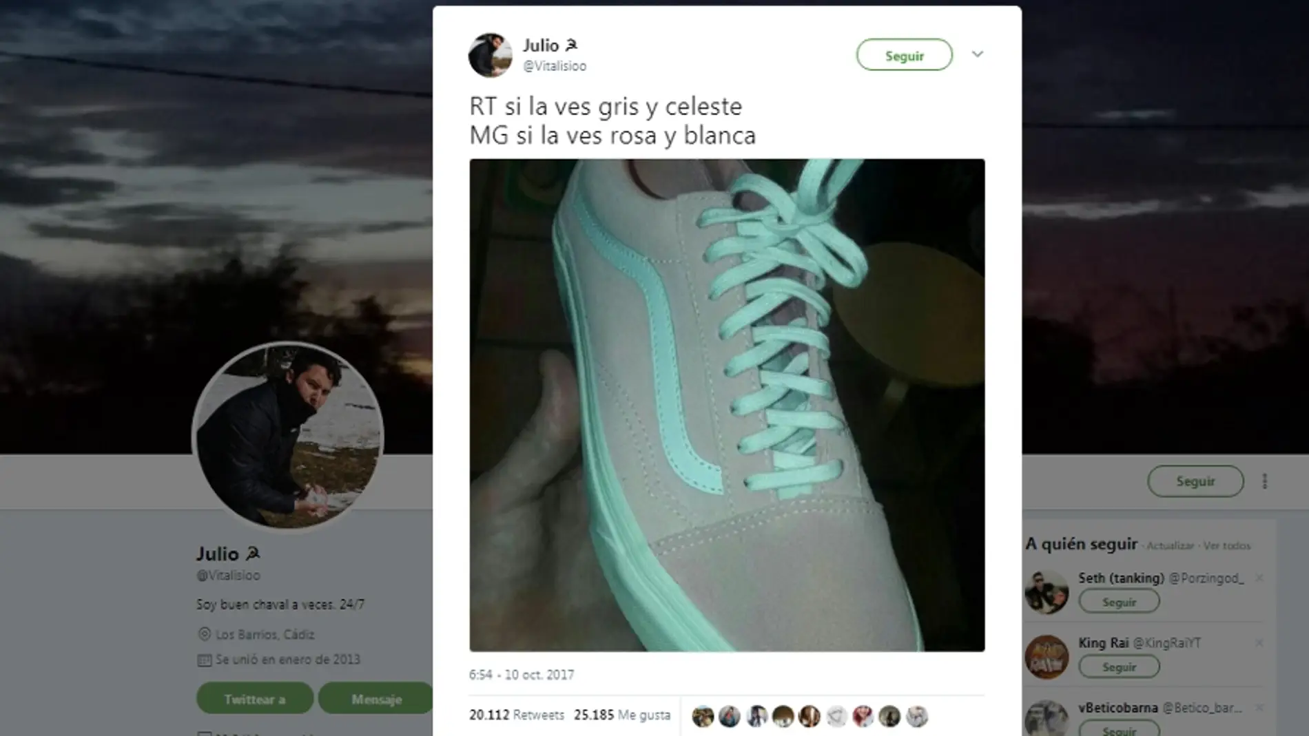 Dilema de las zapatillas